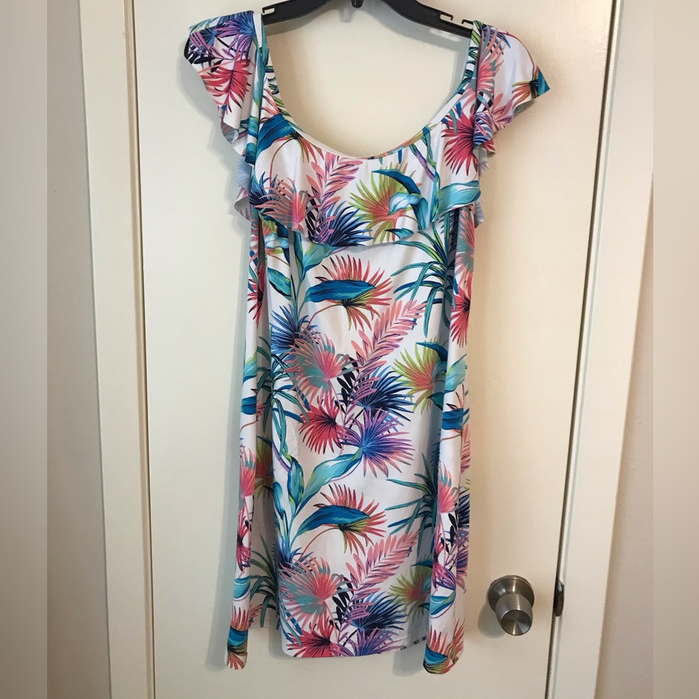 Tommy Bahama Frondsferdi Ruffle Spa Dress